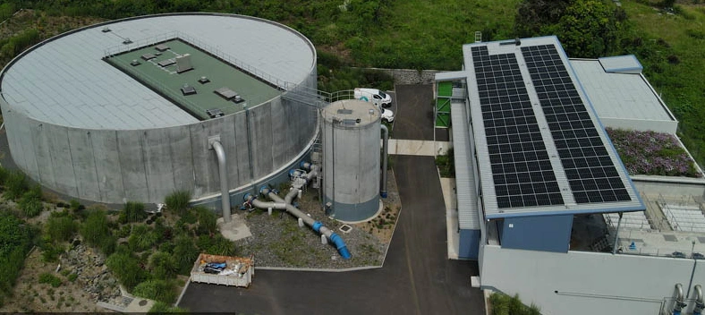 Photo d'une usine de potablisation
